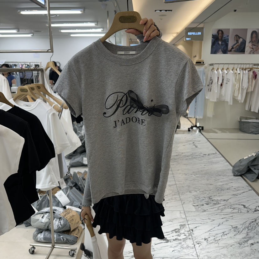 FORMING-P韓國直郵實拍女裝新品推薦職業熱賣26春夏人氣T恤FORMING-PT恤圖色2