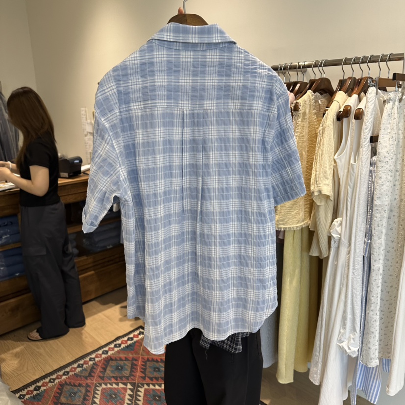 AGO韓國東大門直郵女裝新品26夏季時尚熱賣人氣襯衫蕾絲衫AGO襯衫/蕾絲衫