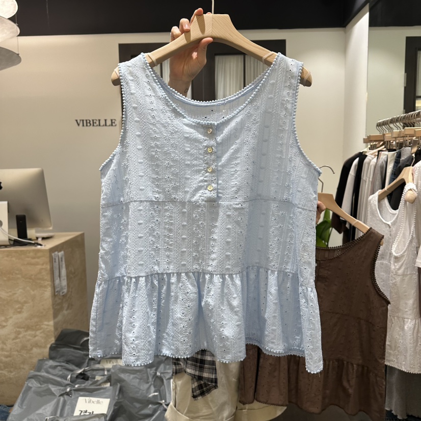 VIBELLE韓國東大門代購女裝新款26春夏職業休閑時尚吊帶背心VIBELLE吊帶/背心圖色2