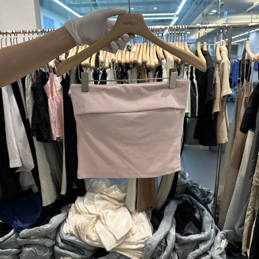 HONG.U韓國直郵女裝新品職業時尚人氣26春夏休閑吊帶背心HONG.U吊帶/背心圖色1