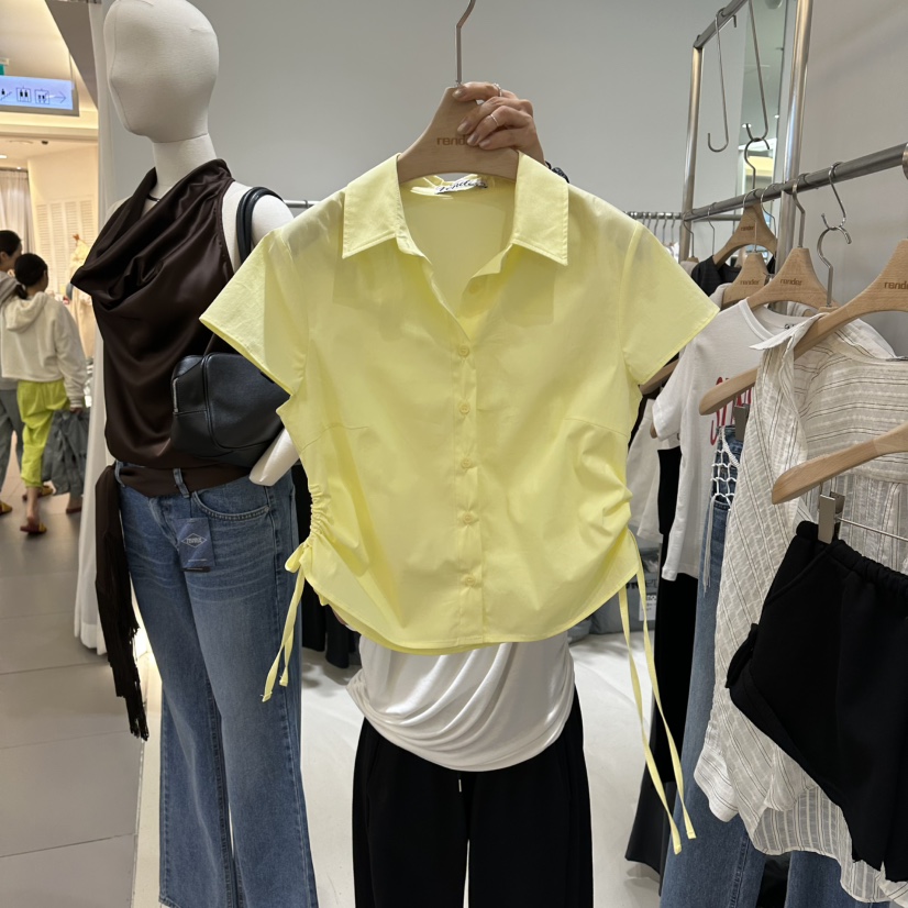 RENDER韓國直郵女裝新款人氣時尚26夏季推薦熱賣襯衫蕾絲衫RENDER襯衫/蕾絲衫圖色3