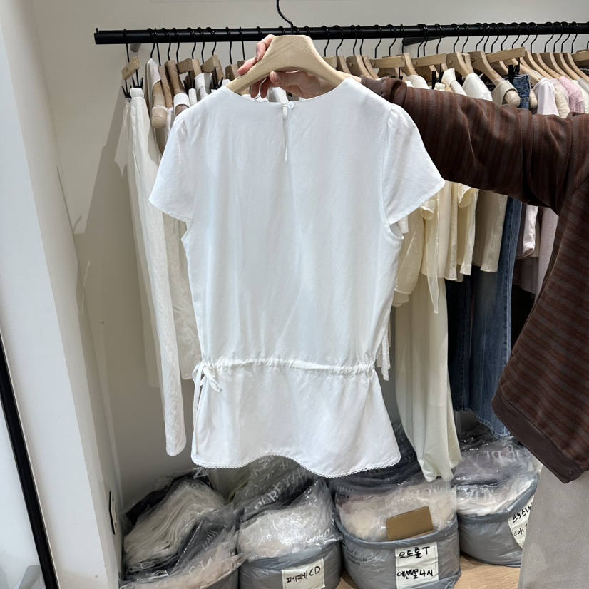 aube nunt韓國直郵實拍女士新品熱賣職業26春夏襯衫蕾絲衫aube nunt襯衫/蕾絲衫