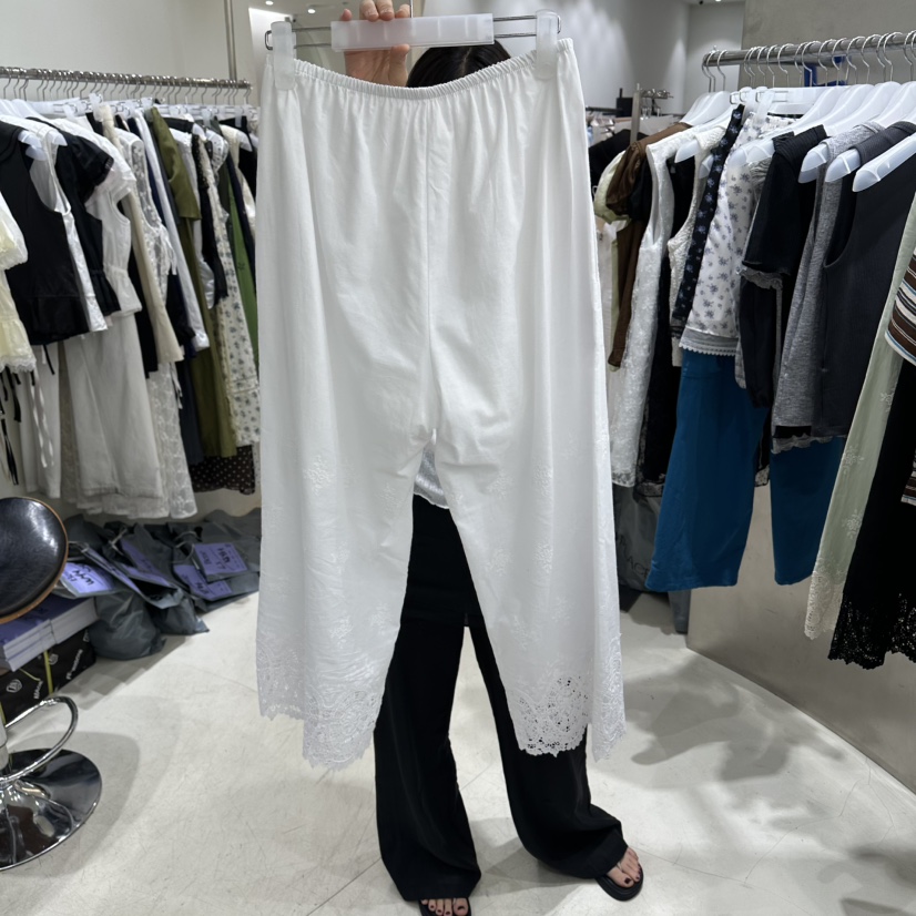 BENE韓國直郵女裝新品26夏季26春夏時尚休閑熱賣休閑褲刺繡BENE休閑褲