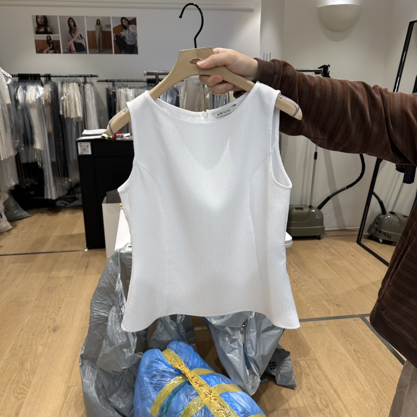 aube nunt東大門實拍韓國女裝新品人氣職業26春夏吊帶背心aube nunt吊帶/背心圖色3
