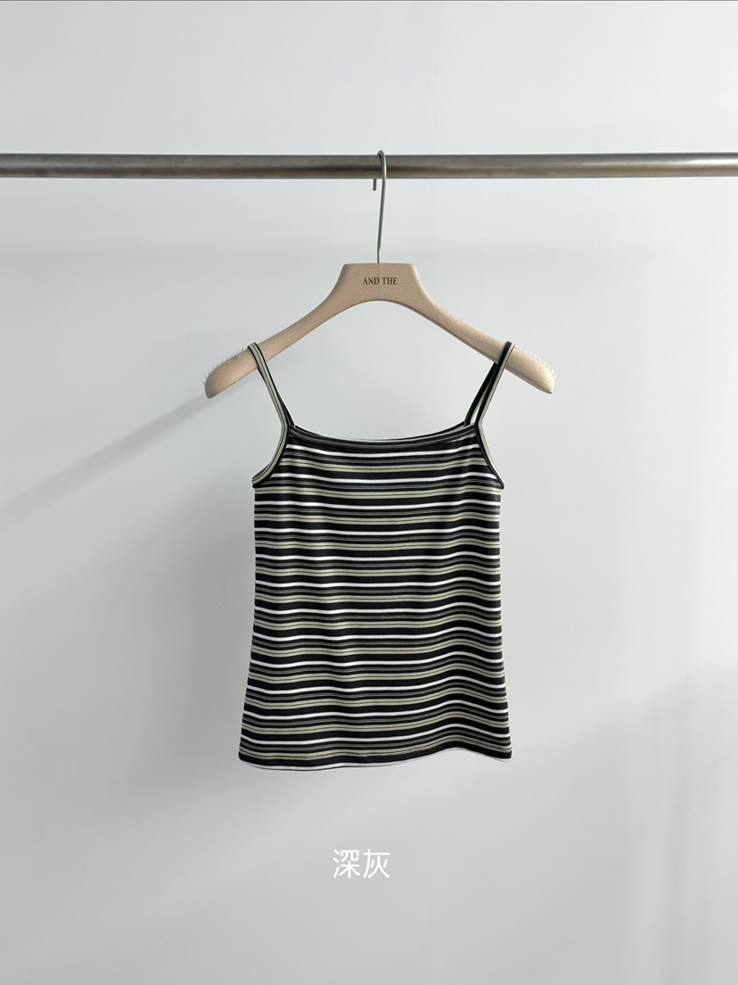 AND THE韓國東大門代購女裝新品26夏季職業熱賣吊帶背心AND THE吊帶/背心圖色3