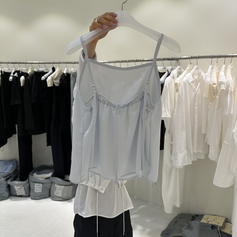 VEREN韓國東大門直郵女裝新款推薦熱賣26夏季時尚吊帶背心VEREN吊帶/背心