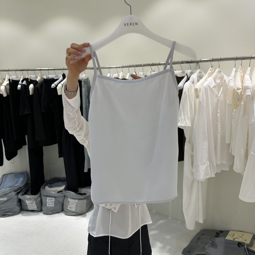 VEREN韓國東大門直郵女裝新款推薦熱賣26夏季時尚吊帶背心VEREN吊帶/背心圖色2