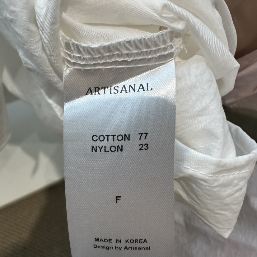 ARTISANAL韓國東大門代購女裝新款熱賣休閑襯衫蕾絲衫褶皺ARTISANAL襯衫/蕾絲衫