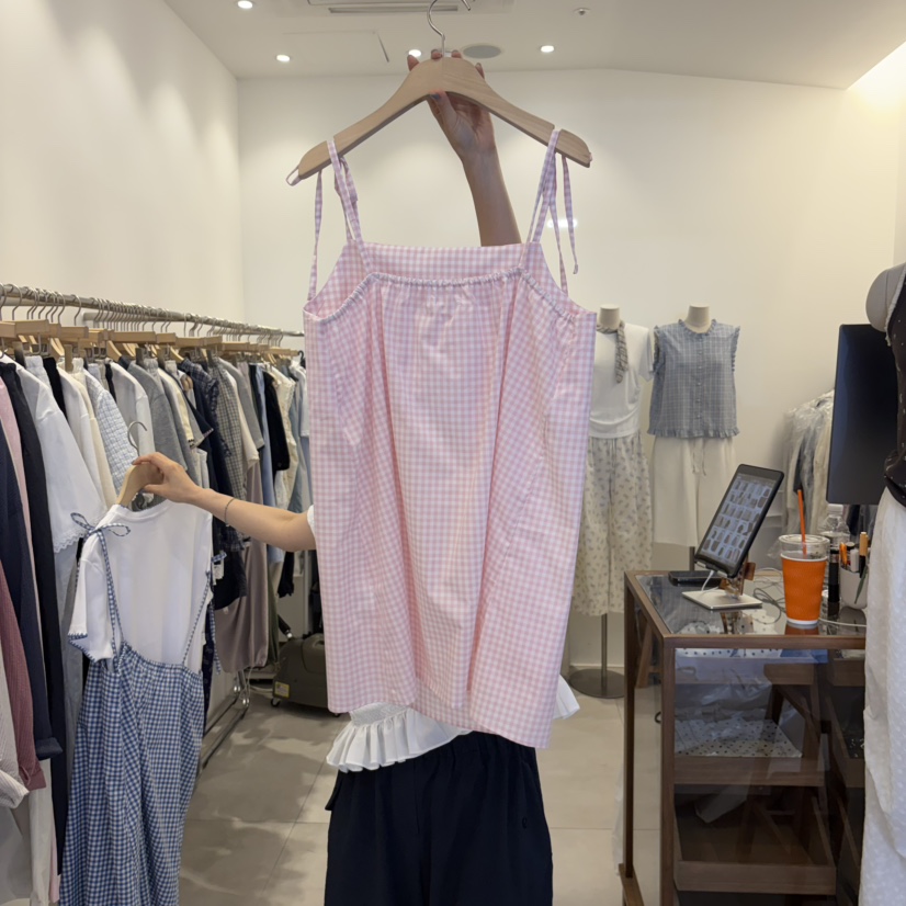 TAN&amp;COMO韓國直郵實拍女裝新品26夏季吊帶背心不含內搭tan-COMO吊帶/背心