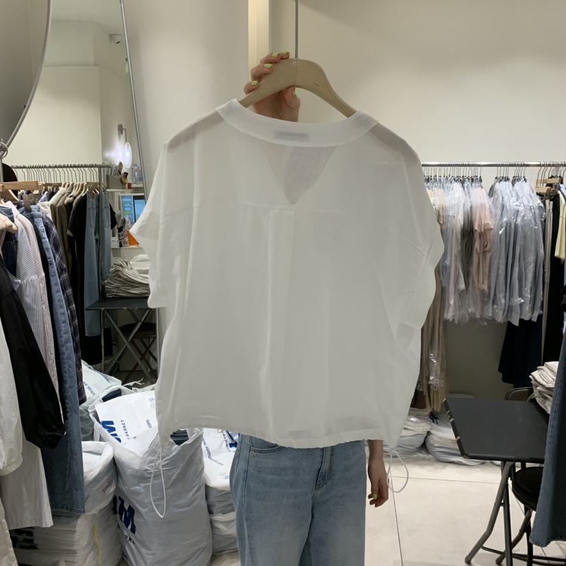 NAVYBURST韓國直郵女士新品職業推薦熱賣人氣休閑襯衫蕾絲衫NAVY BURST襯衫/蕾絲衫