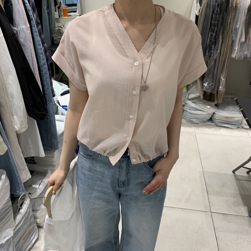 NAVYBURST韓國直郵女士新品職業推薦熱賣人氣休閑襯衫蕾絲衫NAVY BURST襯衫/蕾絲衫圖色2
