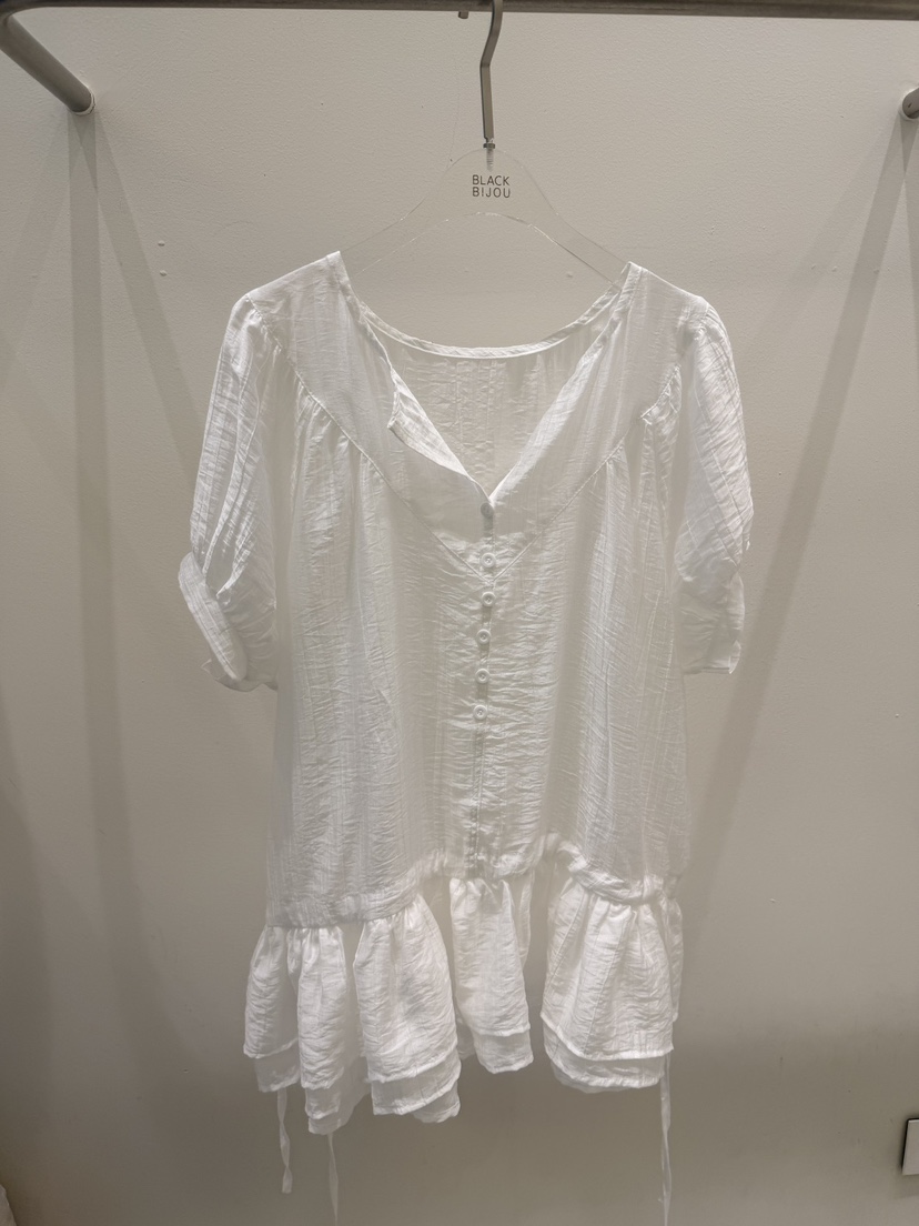BLACK BIJOU韓國東大門直郵女士新品26夏季時尚襯衫蕾絲衫BLACK BIJOU襯衫/蕾絲衫圖色2
