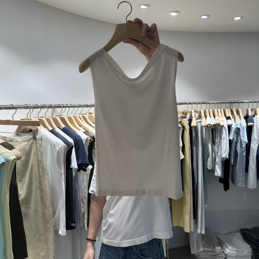 ROOM K-P韓國代購女士新款26夏季時尚26春夏吊帶背心亞麻roomk吊帶/背心圖色1