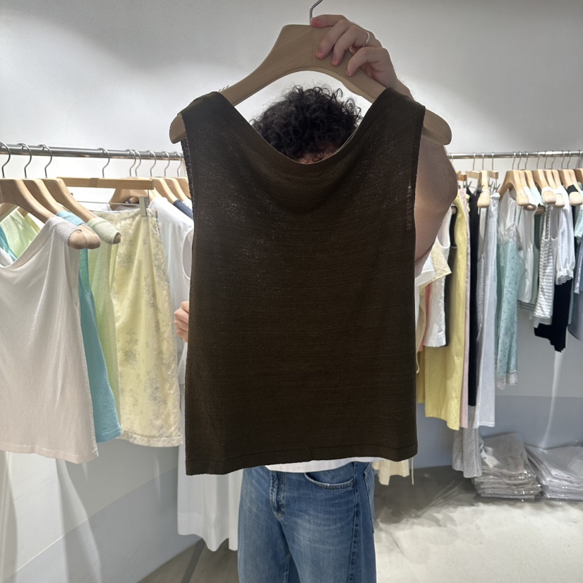 ROOM K-P韓國代購女士新款26夏季時尚26春夏吊帶背心亞麻roomk吊帶/背心圖色4