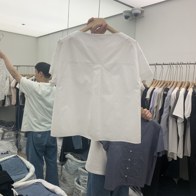 MOI-A韓國東大門直郵女裝新品人氣推薦職業時尚襯衫蕾絲衫MOI-A襯衫/蕾絲衫