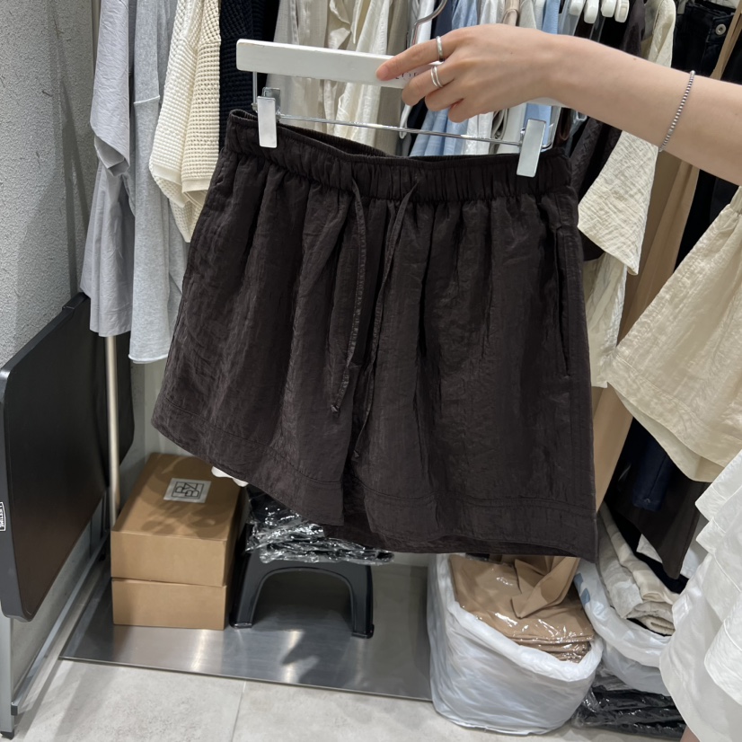 BRONZE韓國代購女士新品時尚人氣26夏季休閑26春夏短褲鵝BRONZE短褲圖色1