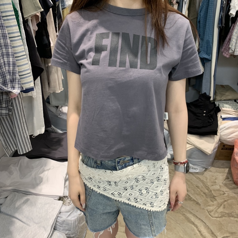 ALMOND PEPE韓國直郵女裝新品休閑時尚職業26春夏26夏季T恤ALMOND PEPET恤圖色2