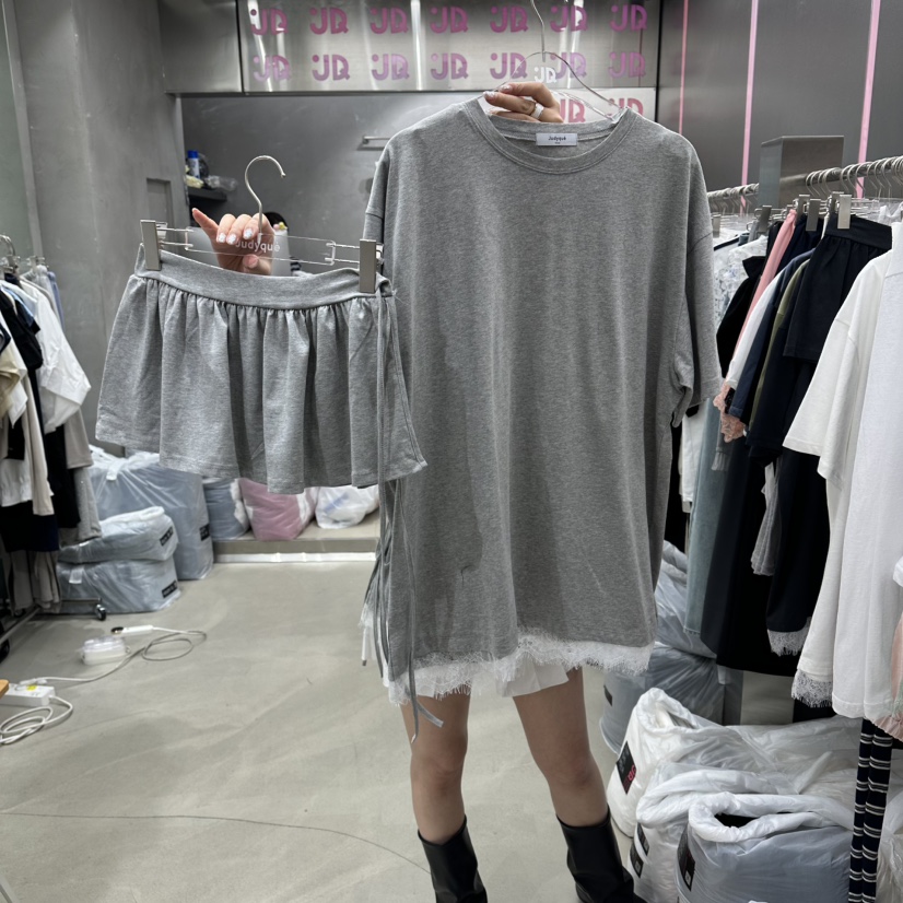 JUDYQUE韓國東大門代購女裝新款26夏季休閑人氣熱賣時尚套裝JUDYQUE套裝圖色2