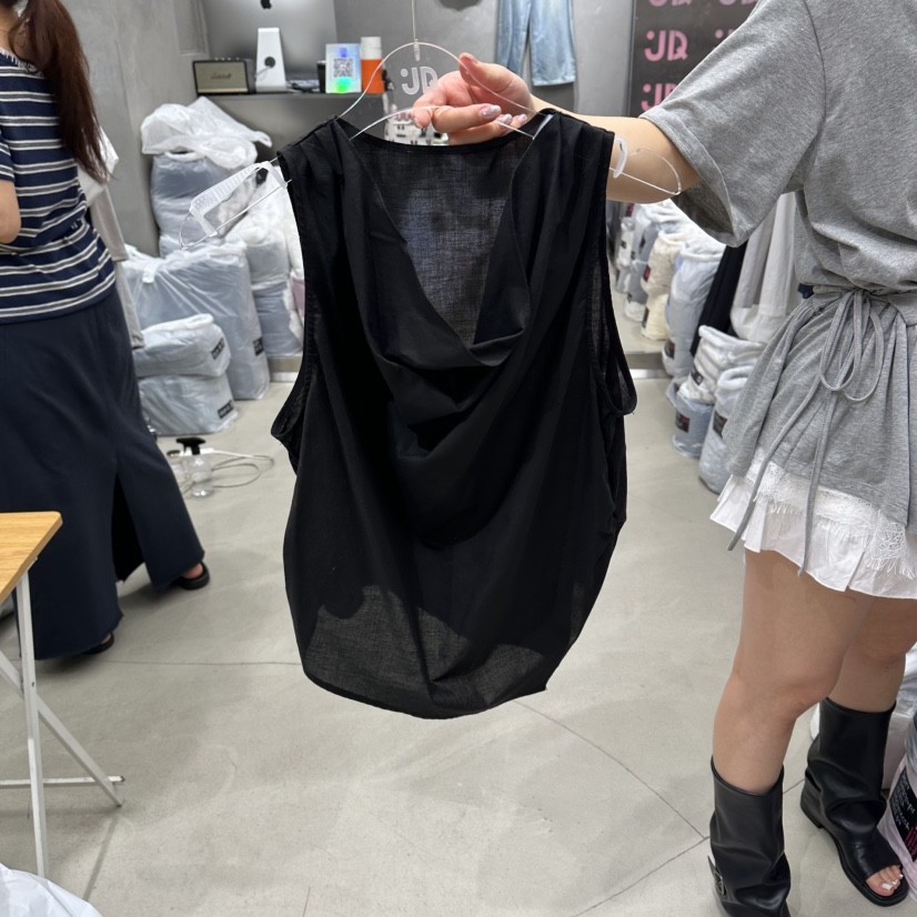 JUDYQUE韓國直郵女裝新款人氣推薦熱賣26夏季吊帶背心無袖JUDYQUE吊帶/背心圖色3