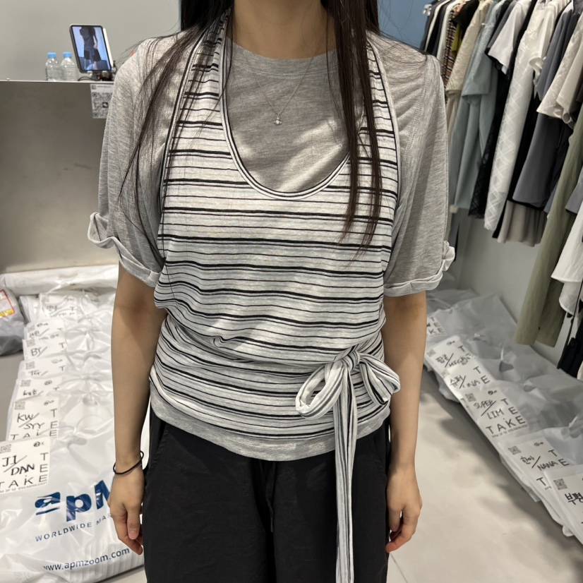 TAKE TEE韓國東大門直郵女裝新品熱賣休閑吊帶背心不含內搭TAKE TEE吊帶/背心圖色1
