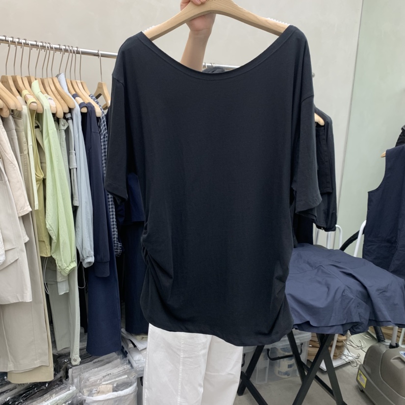 MURR韓國代購女裝新品熱賣時尚職業26夏季26春夏推薦休閑T恤MURRT恤圖色5