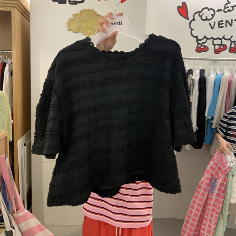 VENTI韓國直郵女士新品人氣職業休閑26春夏推薦襯衫蕾絲衫VENTI襯衫/蕾絲衫圖色2