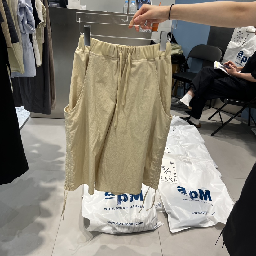 TAKE TEE韓國直郵女裝新品26夏季時尚休閑短褲七分褲連帽TAKE TEE短褲圖色2