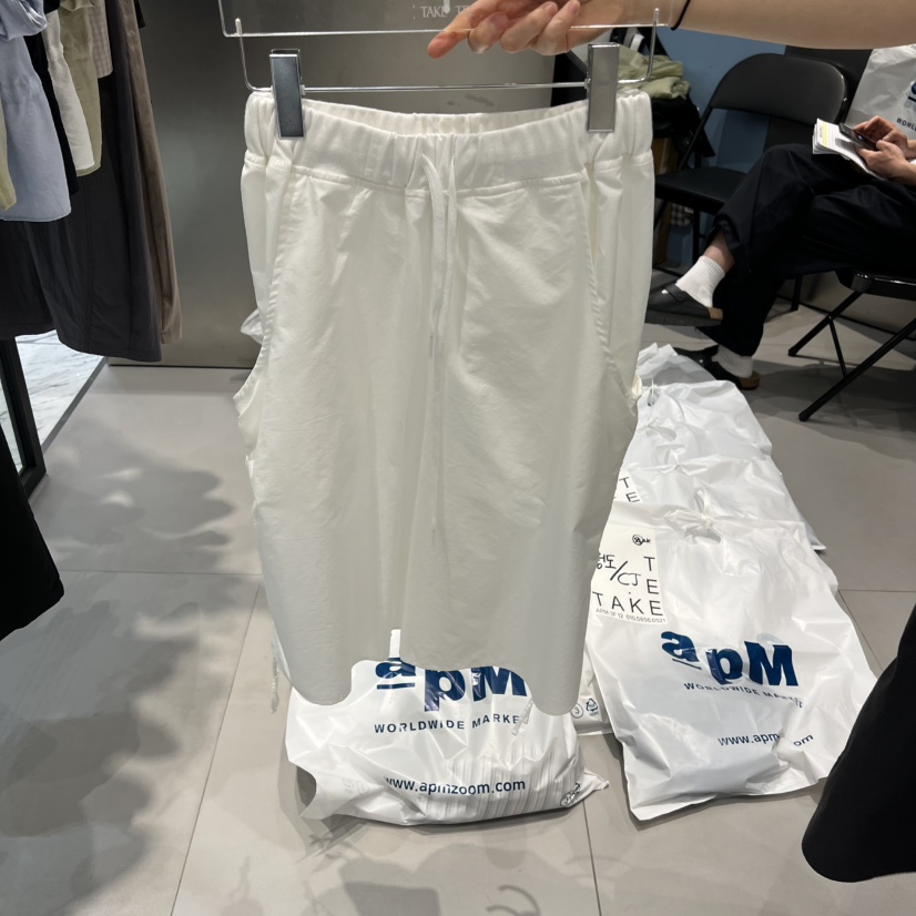 TAKE TEE韓國直郵女裝新品26夏季時尚休閑短褲七分褲連帽TAKE TEE短褲圖色3