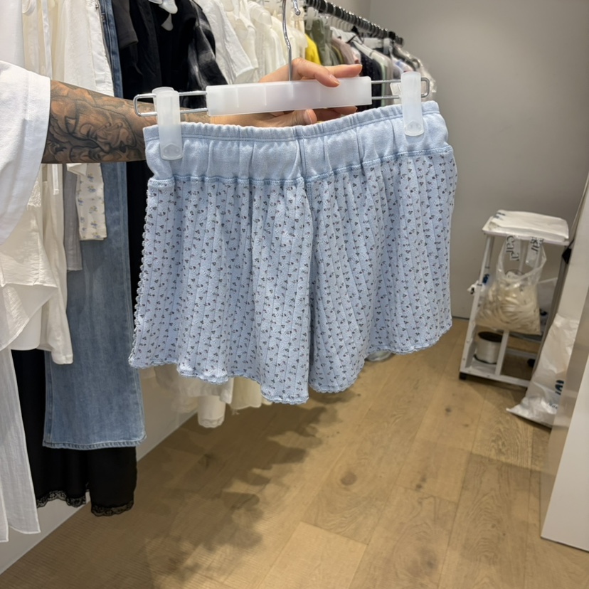 RUMIRU/AWEAR韓國直郵實拍女士新品休閑熱賣職業短褲花朵awear/RUMIRU短褲