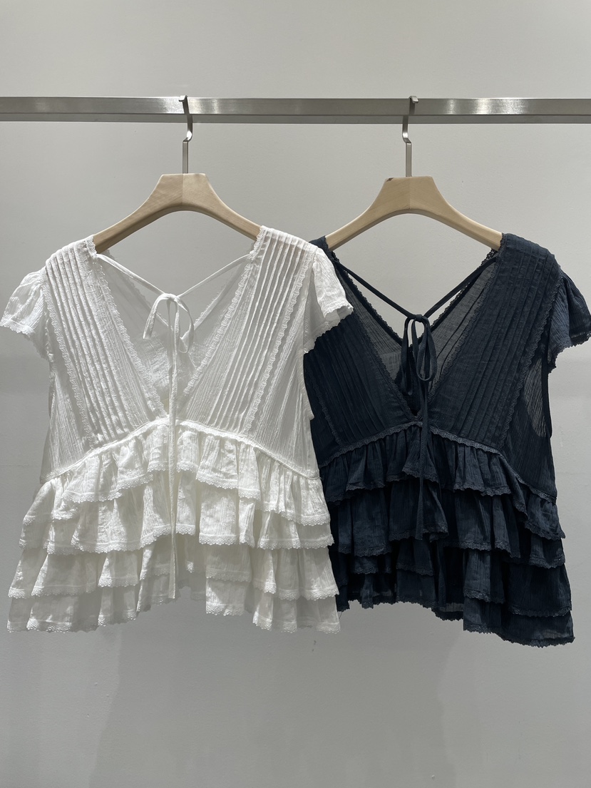 RE STYLE-Q韓國東大門直郵女裝新品時尚熱賣襯衫蕾絲衫RE STYLE襯衫/蕾絲衫
