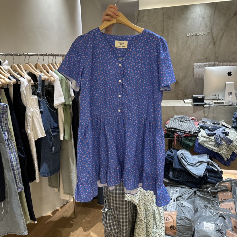 URBANE-P東大門實拍韓國女裝新品時尚人氣26春夏熱賣連衣裙URBANE-P連衣裙圖色2