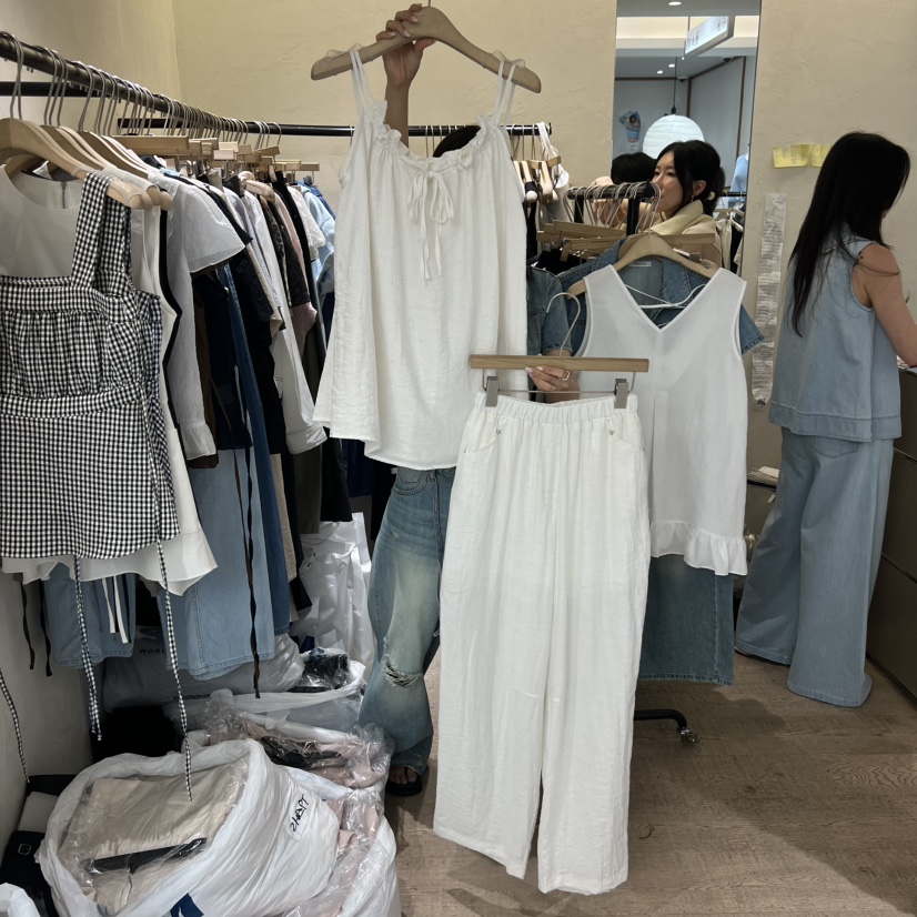 W AND J韓國直郵女士新款26春夏職業26夏季推薦套裝套裝W AND J套裝圖色2