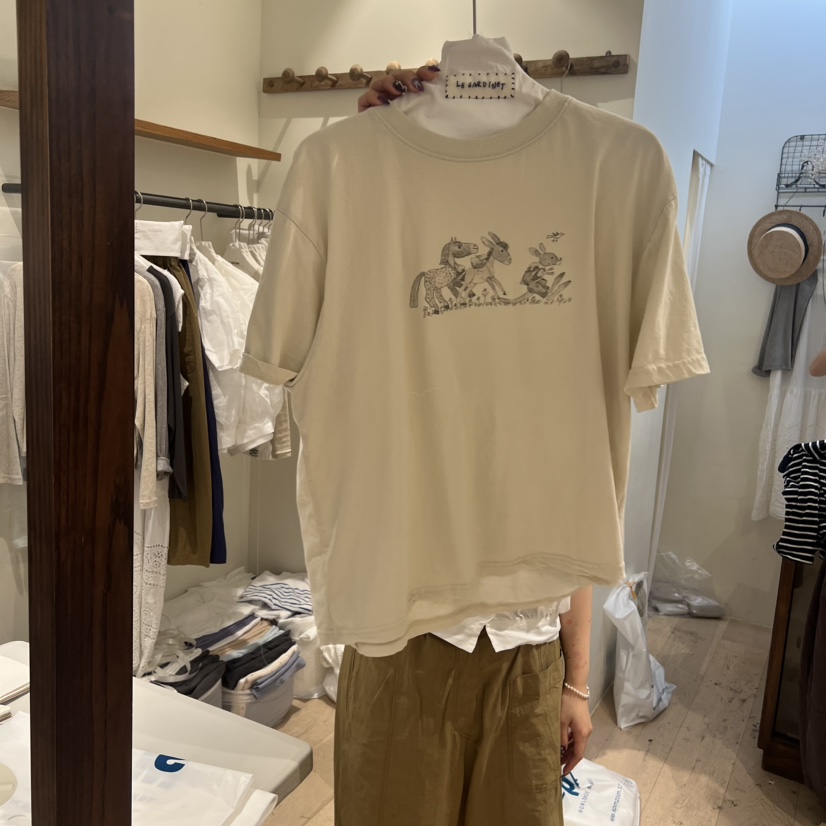 LE JARDINET韓國東大門代購女士新品休閑職業26夏季26春夏T恤LE JARDINETT恤圖色2