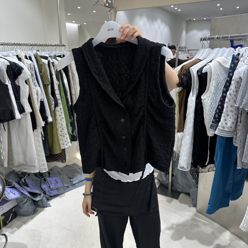BENE韓國直郵女裝新款26夏季休閑熱賣推薦人氣26春夏馬甲BENE馬甲圖色2