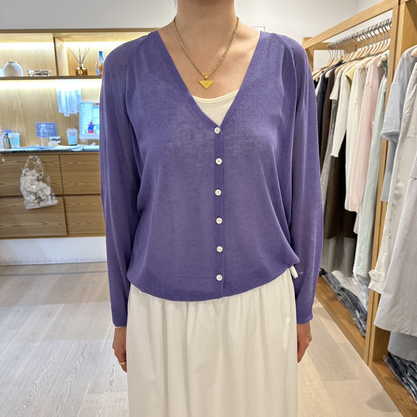 ROUNDER韓國東大門直郵女士新款熱賣26夏季時尚開衫插肩袖ROUNDER開衫圖色2