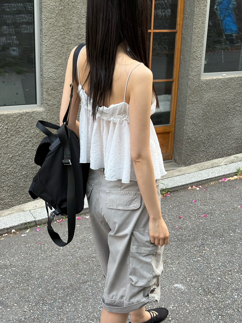Verbena韓國代購女裝新款時尚推薦26夏季職業26春夏吊帶背心Verbena吊帶/背心