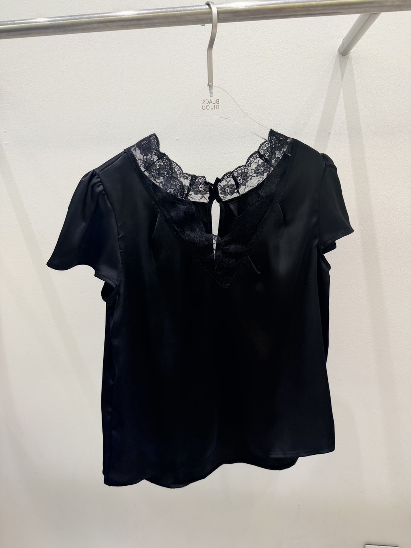 BLACK BIJOU韓國東大門直郵女士新品26夏季人氣襯衫蕾絲衫BLACK BIJOU襯衫/蕾絲衫圖色2