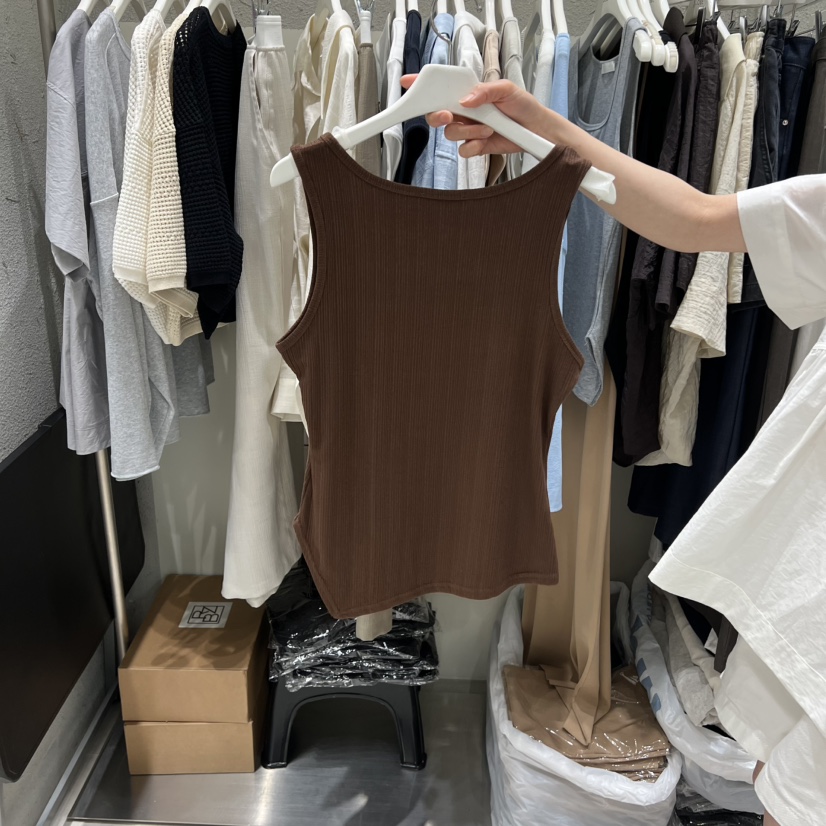 BRONZE韓國直郵女裝新品職業熱賣推薦26春夏吊帶背心無袖BRONZE吊帶/背心