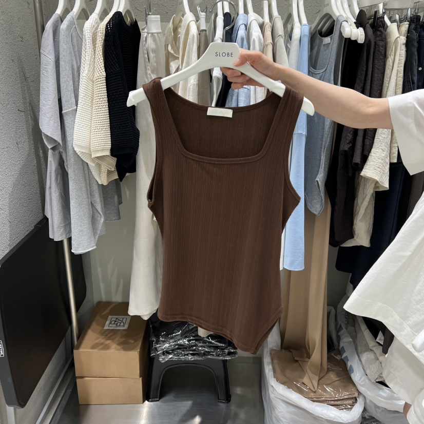 BRONZE韓國直郵女裝新品職業熱賣推薦26春夏吊帶背心無袖BRONZE吊帶/背心圖色3