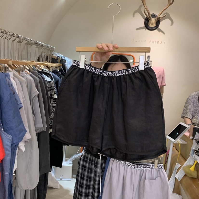 BLACKFRIDAY韓國直郵女裝新品休閑人氣26夏季時尚26春夏短褲BLACK FRIDAY短褲圖色4