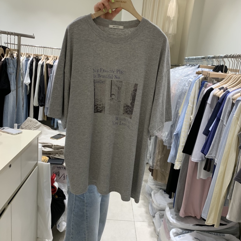 NAVYBURST韓國直郵女士新品熱賣休閑職業推薦時尚人氣T恤NAVY BURSTT恤圖色2