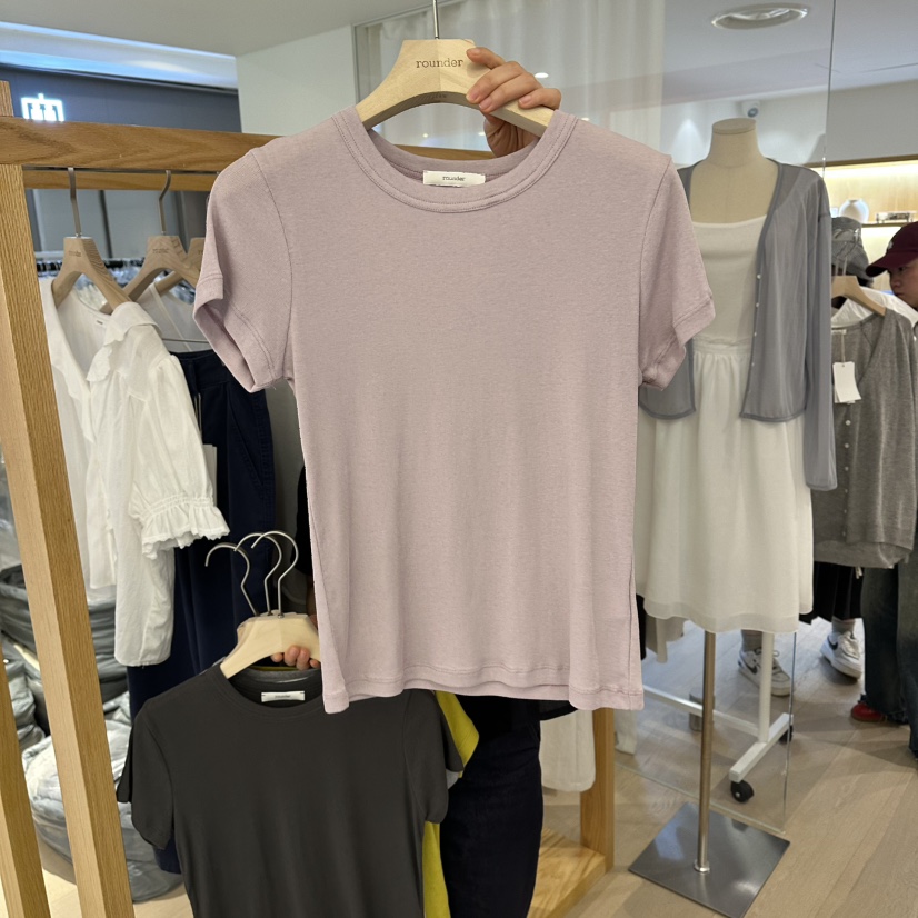 ROUNDER韓國代購女裝新品休閑26夏季熱賣人氣時尚推薦T恤ROUNDERT恤圖色4