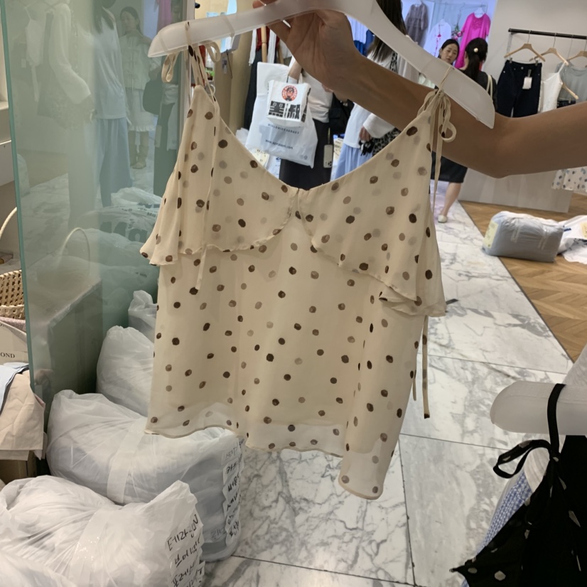 ALMOND韓國直郵女裝新款職業26夏季26春夏時尚熱賣吊帶背心ALMOND吊帶/背心圖色2
