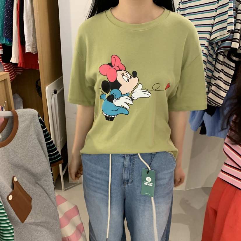 VENTI韓國直郵女士新款26春夏熱賣人氣時尚推薦職業休閑T恤VENTIT恤圖色2