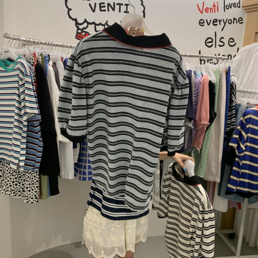 VENTI韓國直郵女裝新品26春夏職業時尚26夏季推薦人氣T恤VENTIT恤