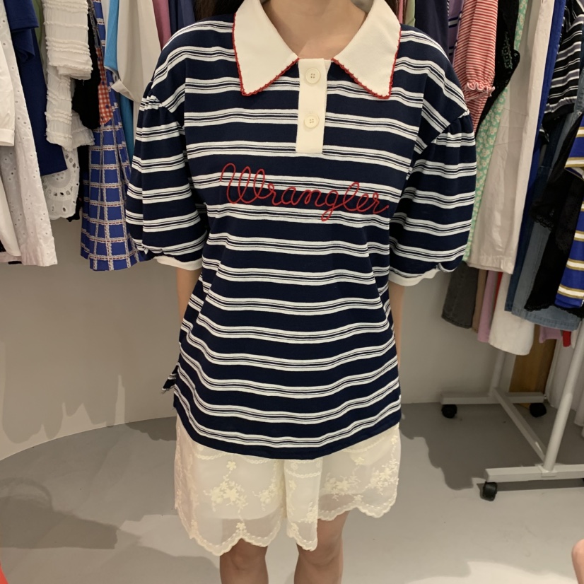 VENTI韓國直郵女裝新品26春夏職業時尚26夏季推薦人氣T恤VENTIT恤圖色3