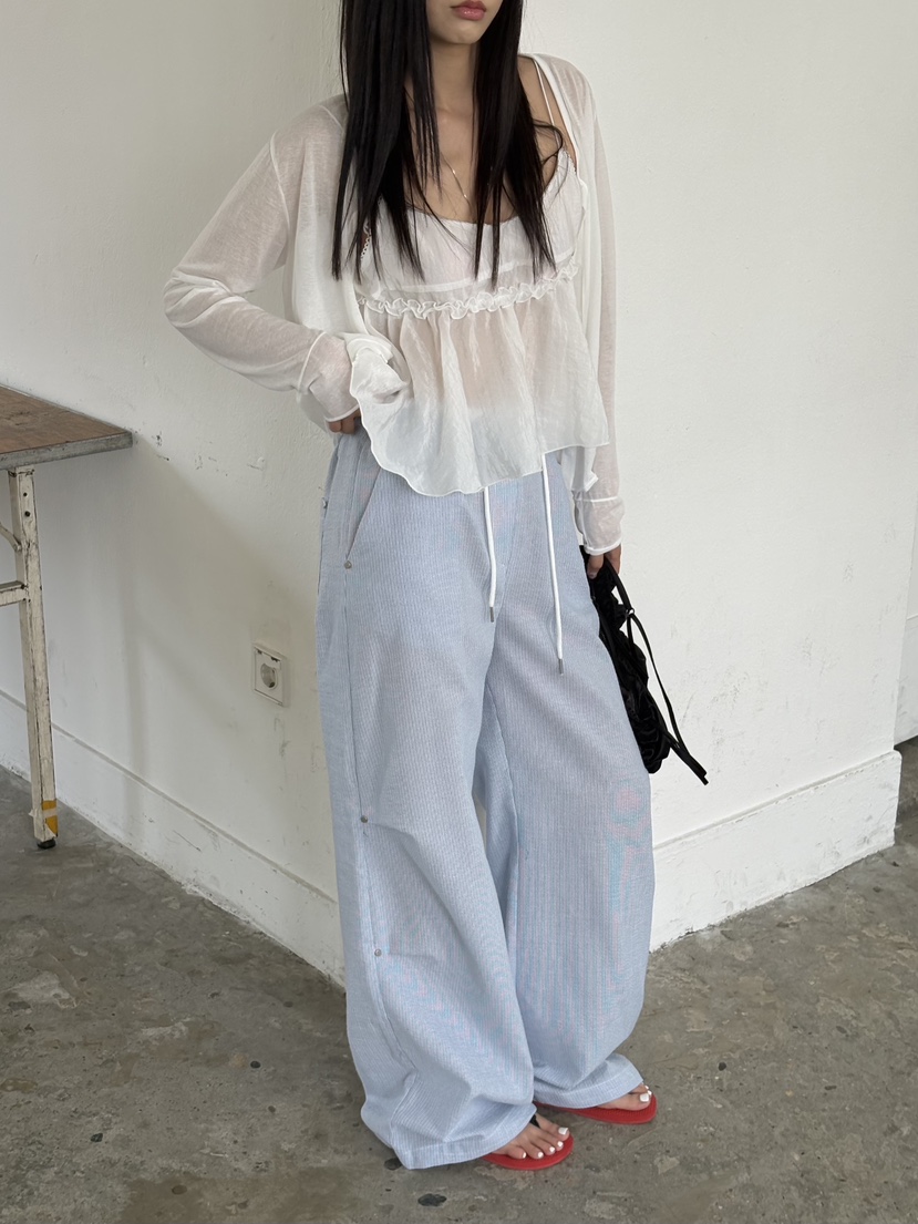 Verbena韓國東大門代購女士新品時尚26夏季熱賣26春夏休閑褲Verbena休閑褲