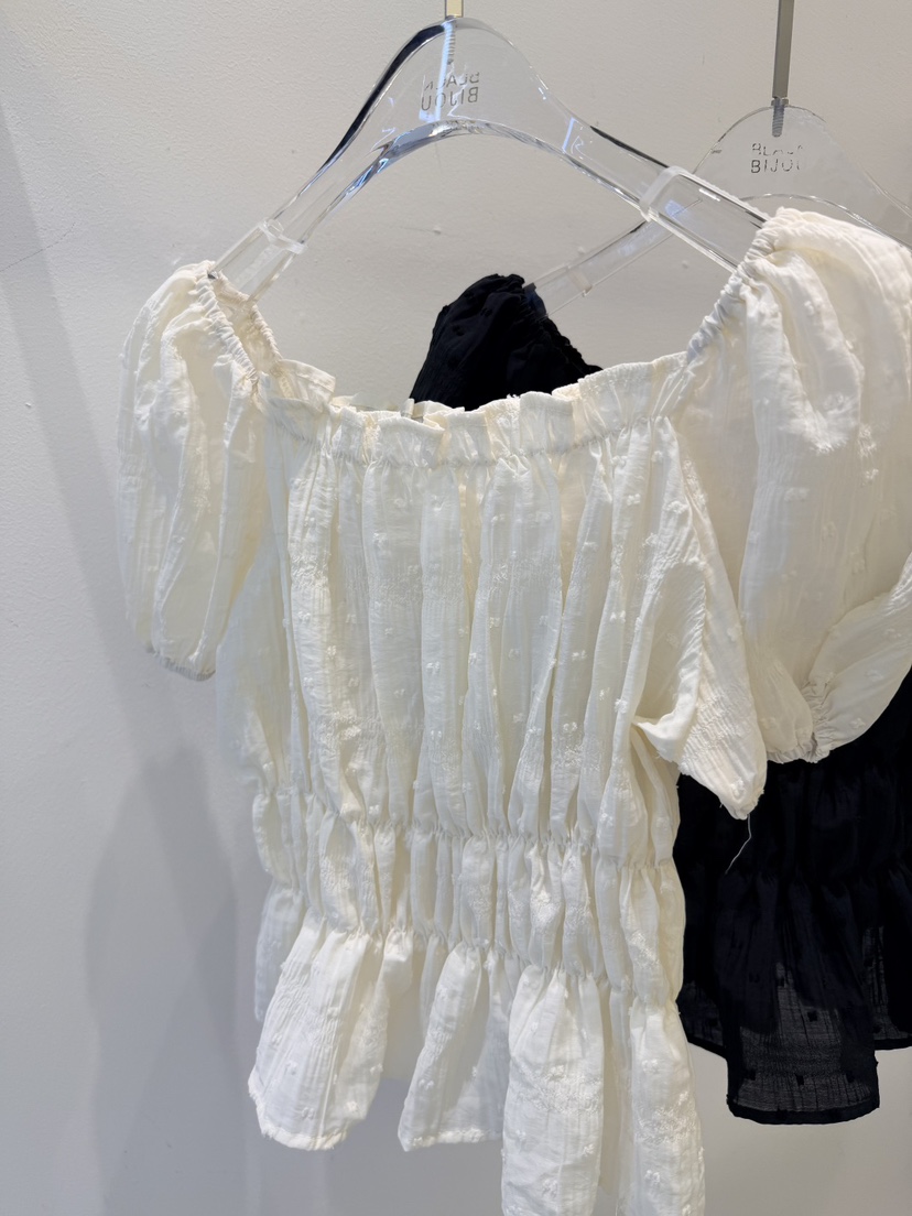 BLACK BIJOU韓國東大門直郵女士新品人氣26春夏襯衫蕾絲衫BLACK BIJOU襯衫/蕾絲衫圖色3