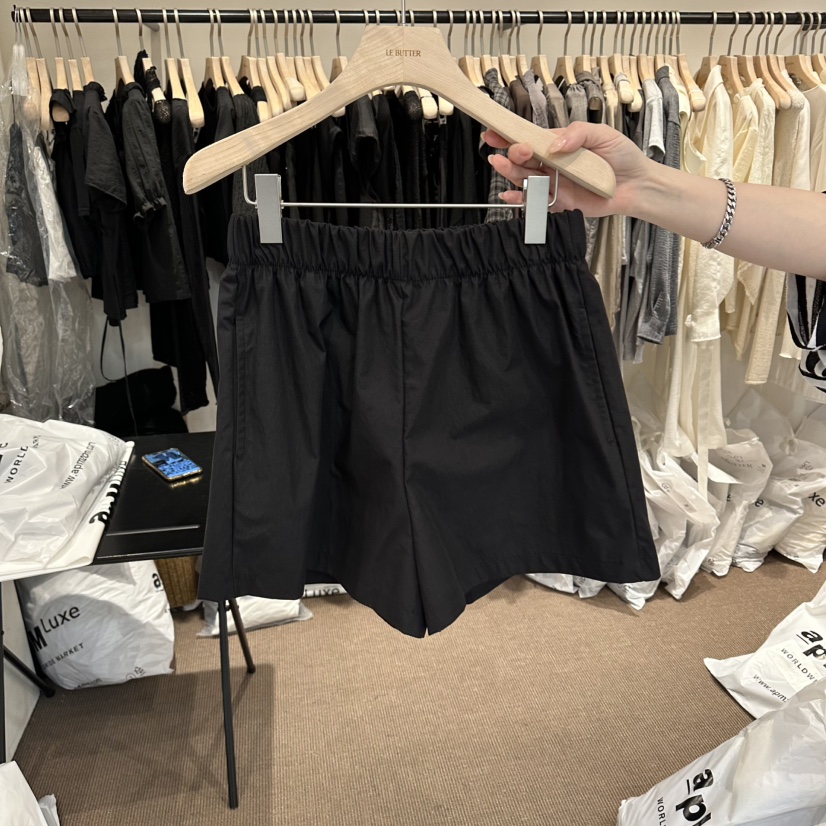 LE BUTTER韓國直郵女士新品26夏季休閑時尚26春夏短褲尼龍棉LE BUTTER短褲圖色2
