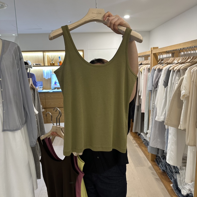 ROUNDER韓國直郵女士新品休閑26夏季推薦26春夏熱賣吊帶背心ROUNDER吊帶/背心圖色2